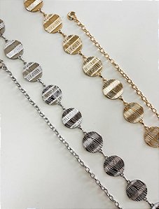 Cinto Corrente Medalha com Textura Ref. 1167