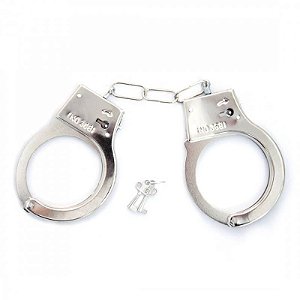 Algema em Metal Reguláveis com Chaves - HANDS CUFFS