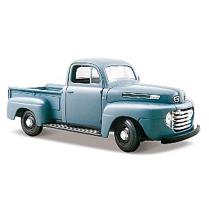 Miniatura Colecionável Ford F-1 Pick-Up 1948 Cinza 1/25 Maisto
