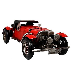 Miniatura Colecionável Carro SSK 1928 Red And Black Verito
