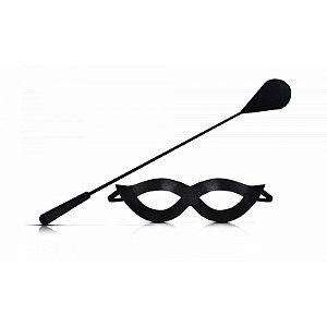Chicote com Máscara Simples - Sexy Fantasy