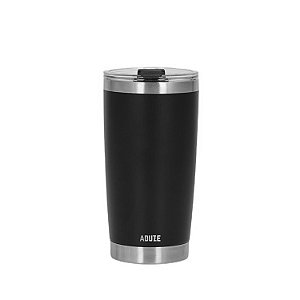 Copo Térmico Aduze Longo com Tampa Preto 580ml
