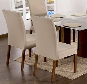 Capa de Cadeira Elástica Avelã 06 Lugares