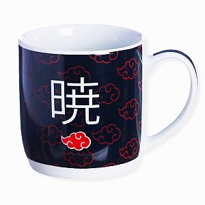 Caneca Geek Naruto Akatsuki De Porcelana 300ml Oficial Zona Criativa