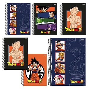 Caderno - 1 Matéria - Dragon Ball - 80 Fls - São Domingos.