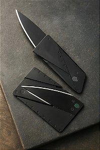 Canivete Cartão Dobrável Lâmina Aço Inox Luatek SLK-D126