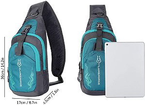 Bolsa Transversal Com Suporte Para Garrafa