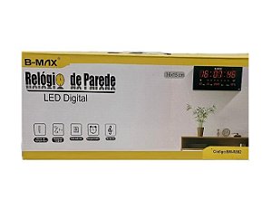 Relógio De Parede Led Digital