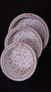 TRIO DE NINCHOS REDONDO MDF