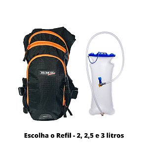 Mochila Hidratação Xlock Max Cinza + Refil Hidratação - Balasso Express