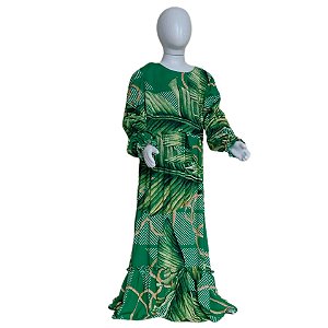 VESTIDO INFANTIL BOHO CHIC CAMINHOS DA FLORESTA (V04/8A)