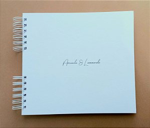 Guestbook Branco com Texto M