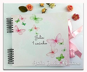 Álbum de Fotos e Scrapbooking Borboletas