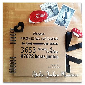 Álbum de Fotos/scrapbook Kraft 1a.década