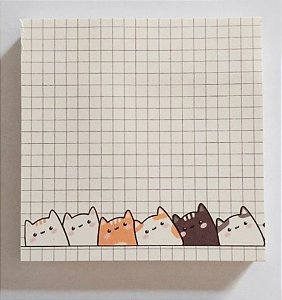 Bloquinho Post it Gatinhos