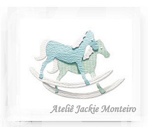 Aplique Blue Rock Horse