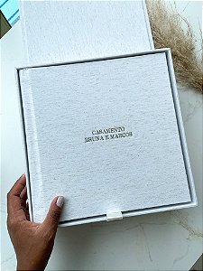Caixa + álbum (revestimento em tecido)