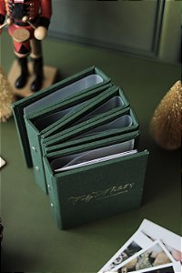 5 álbuns com plástico para fotos 15x21