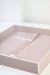 Caixa para álbum 25x25 tampa de acrílico