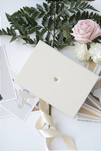 Caixa 15x21 fecho laço cetim