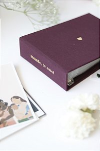 Álbum fichário para 80 fotos 10x15