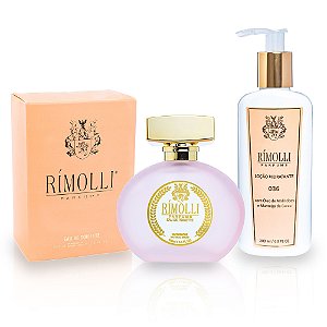 Perfume + Hidratante Rímolli 036 Familia Olfativa 212 vip Rose