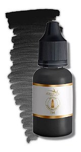 Pigmento Orgânico Premium para Micropigmentação Preto Puro 15ml - Ultra Black RBKollors