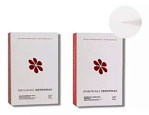 Kit 10 Agulhas 05 Pontas Circular + 10 Ponteiras Circular Dermomag