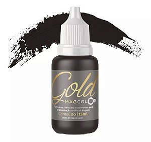 Pigmento Mag Color Gold 15ml - Preto
