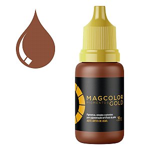 Pigmento Mag Color Gold 10ml - Castanho Médio