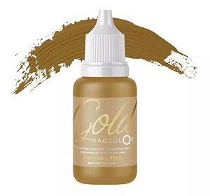 Pigmento Mag Color Gold 15ml - Castanho Médio