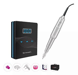Combo Controle Slim Prata + Sharp 300 Pro Dermocamp Preto/Prata