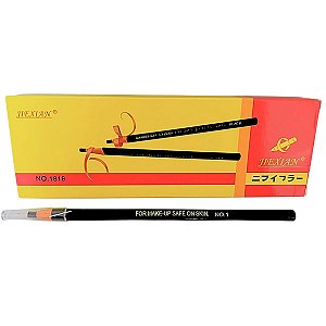 Lápis Dermatografico Caixa Com 12 Unidades Para Sobrancelhas