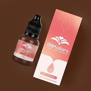 Pigmento Orgânico para Micropigmentação Castanho Escuro 10ml - Jambo RBKollors