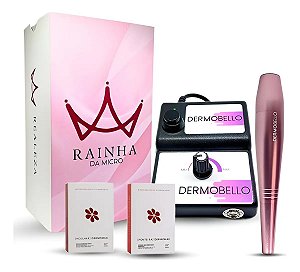Dermografo Dermomag Junior Dermobello Rainha C/20 Agulhas 20 Ponteiras + brinde