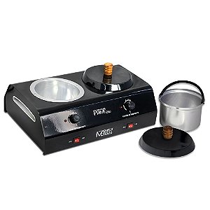 Termocera Aquecedor De Cera Prime Duo 1kg Preto - Mega Bell