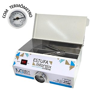 Estufa Esterelix Extreme C/ Termômetro Branca Mega Bell