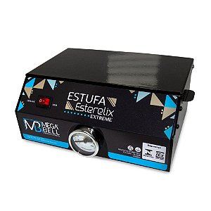 Estufa Esterelix Extreme C/ Termômetro Preta Mega Bell