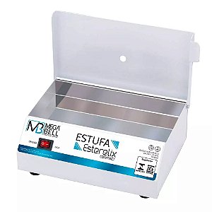 Estufa Mega Bell Esterelix Inox Compacta Branca 30w Manicure