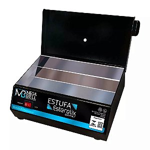 Estufa Mega Bell Esterelix Inox Compacta Preta 30w Manicure