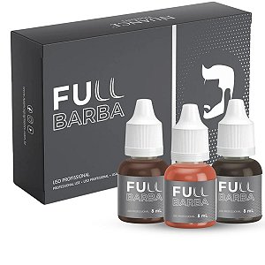 Kit Nuance Full Barba Pigmento Para Micro Inorgânica - 8ml