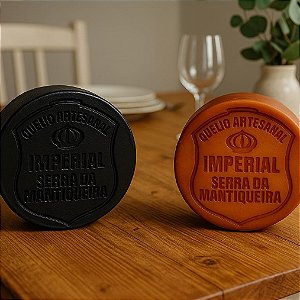 kit 2 Queijo Artesanal Alagoa - 1 Capa Preta 900g + 1 Defumado 900g