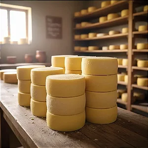 kit 4 Queijo Artesanal Mantiqueira de Minas Tradicional 900g com 15 Dias de Vida ( NOVO )
