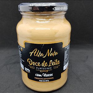 Doce de Leite ( NOZES ) Alta Nata 600g - 100% Artesanal