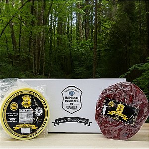 Queijo Tipo Parmesão Tradicional Alagoa 900g + Goiabada Cascão Artesanal 1KG