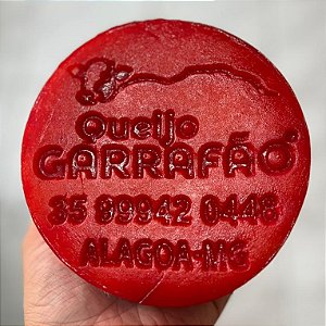 Queijo Artesanal Alagoa Faixa Vermelha 900g Fazenda Garrafão