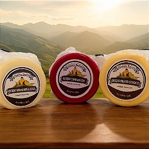 Kit 3 Queijos Meia Cura - Cobocó - Gouda - 500g