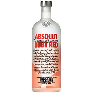 Vodka Absolut  Ruby Red 1000ml