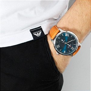 Relógio Technos Masculino Pulseira de Couro