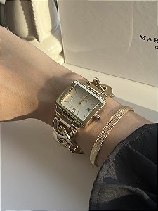 Relógio Technos Feminino Unique Dourado-2115TVW/1X